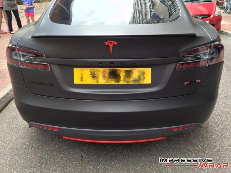 Детали экстерьера Tesla Model S P90D by Impressive Wrap 2016 года  (фото 6 из 7)